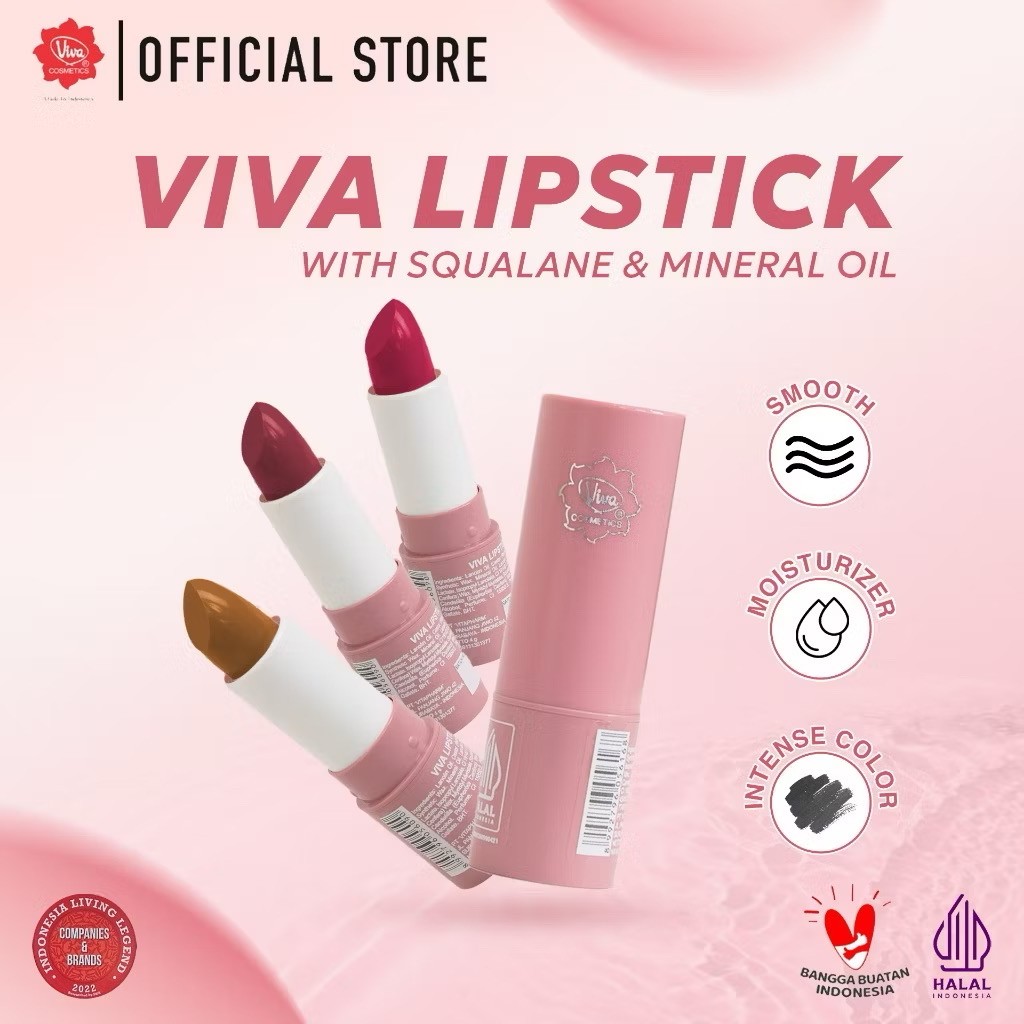 Viva Lipstick Standar (Blue Series)