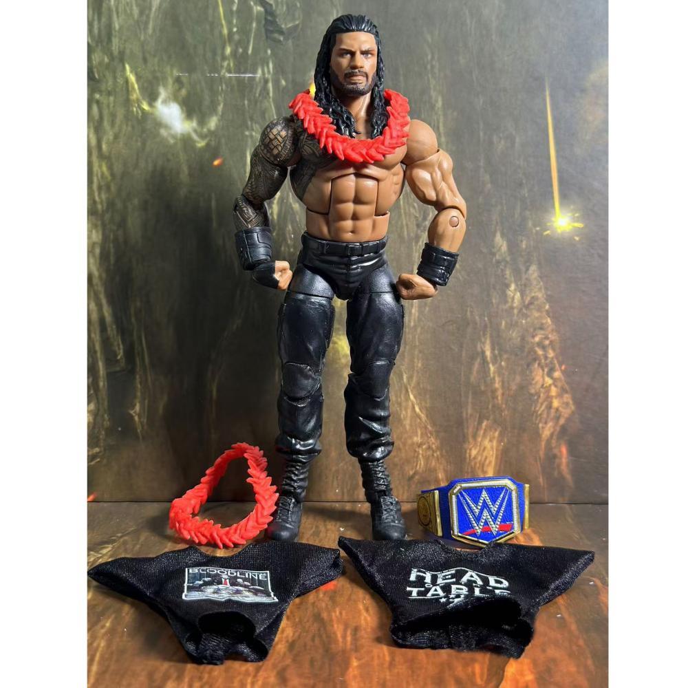 6.5'' DA Roman Reigns WWE AEW Action Figure Elite Wrestling splay Collection Festival Kid Gift