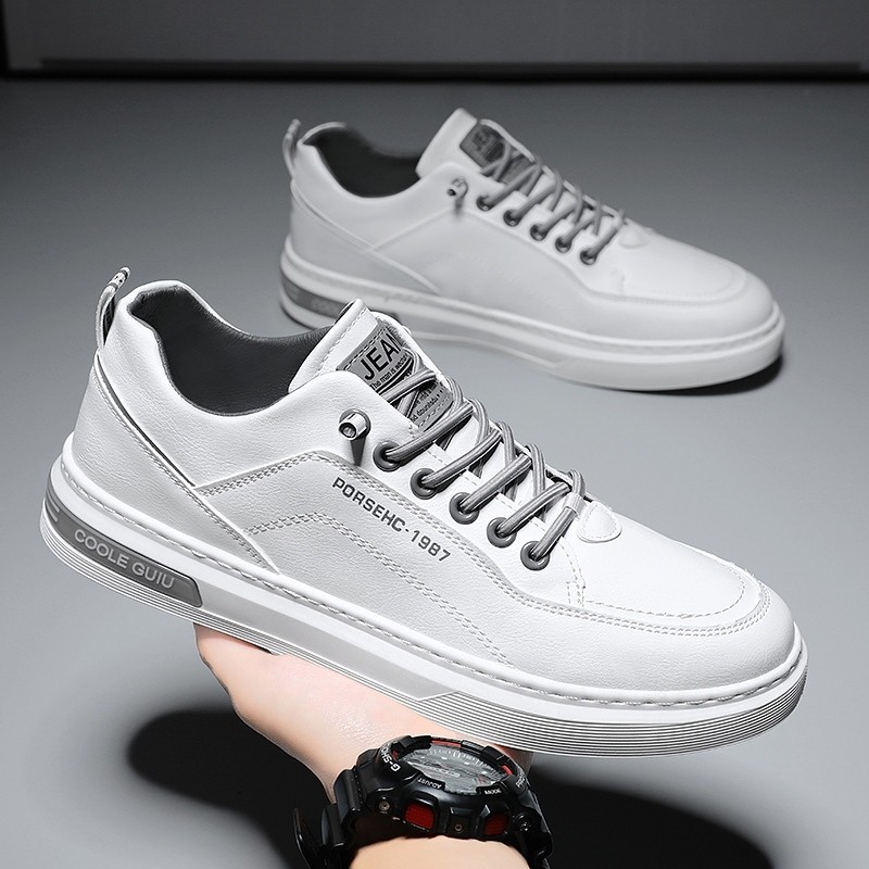 Sepatu putih Pria keren Sneakers Sepatu sepatu skate pria Sepatu Pria Casual Shoes sepatu sekolah