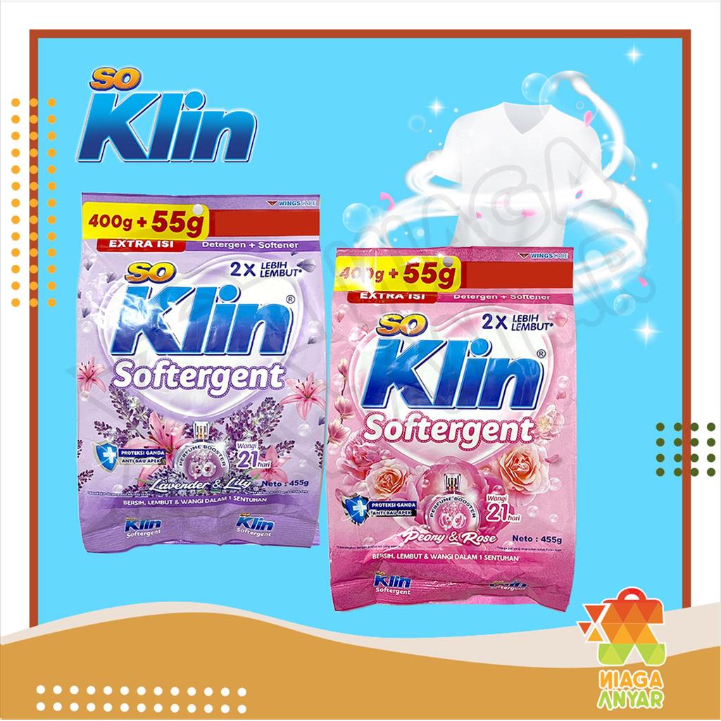 SOKLIN Softergent / Detergent Bubuk / Soklin Bubuk Deterjen