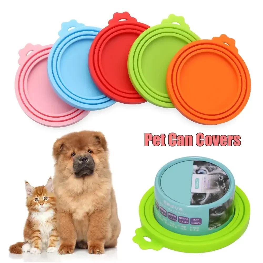 Reusable Pet Can Box Cover Keep Fresh Tin Cover Cans Cap Dogs Food Seal Mould Proof Pet Can Covers S