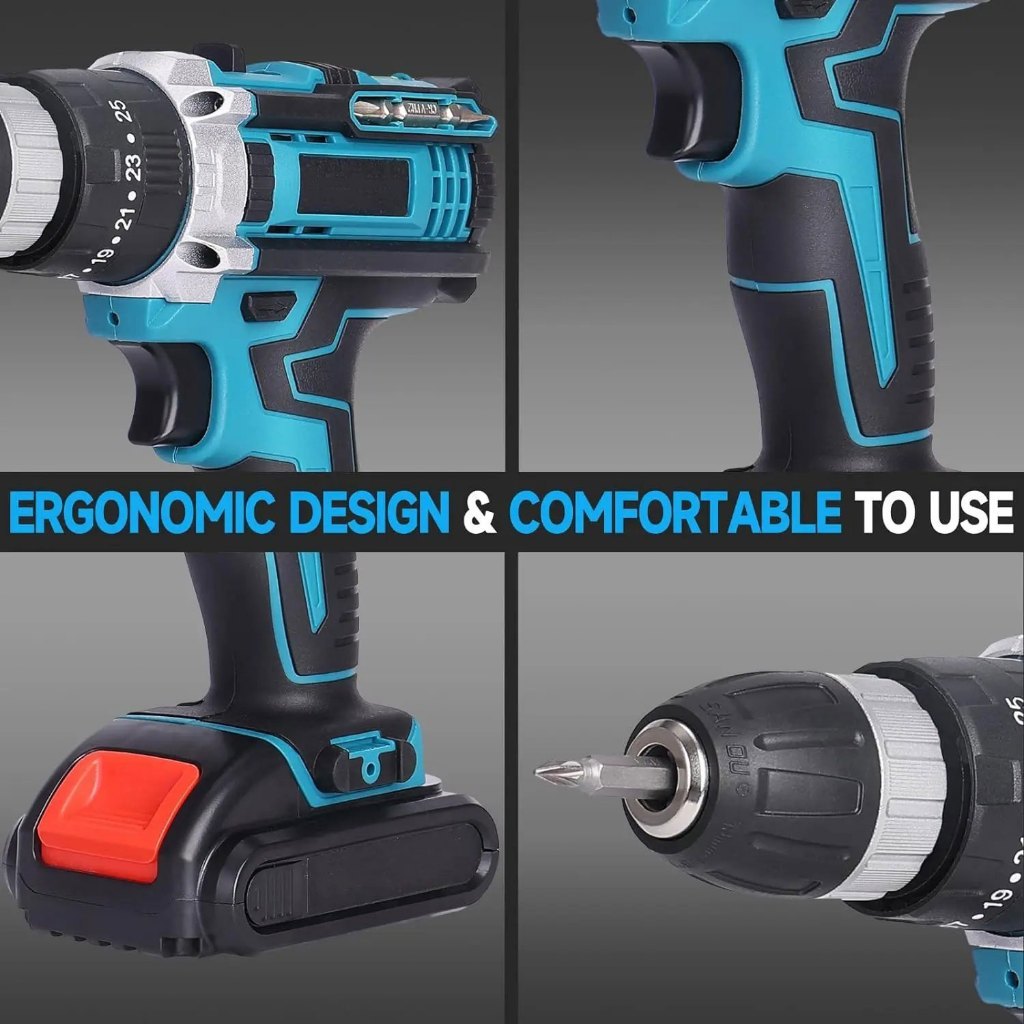 298VF Mesin Bor Impact Drill bor listrik Bor baterai Cordless Drill Bor Listrik Set Bor lengkap mesi