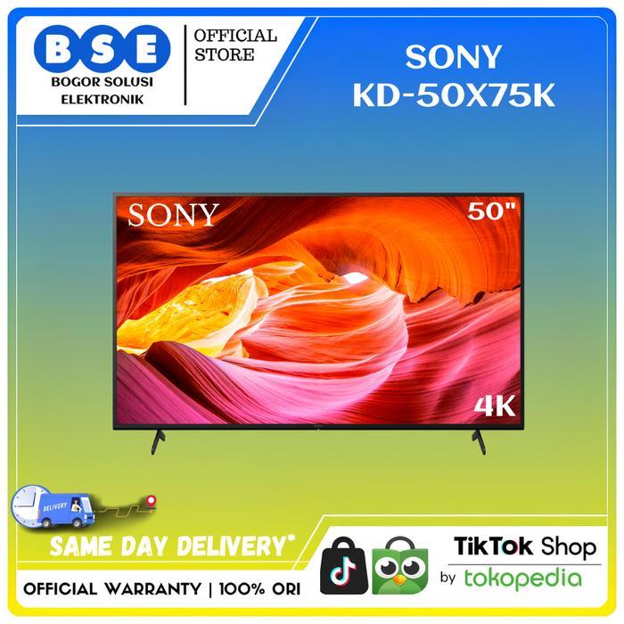 LED TV SONY 50 INCH KD-50X75K 4K GOOGLE TV ANDROID SONY 50X75K 50X75