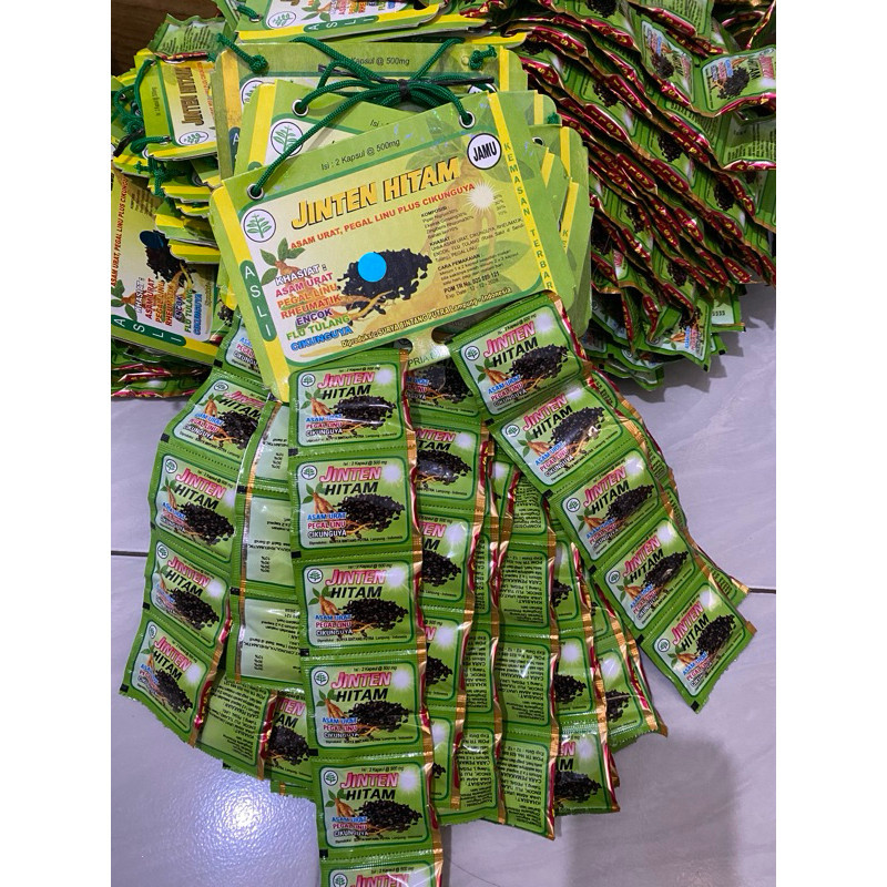 JINTEN HITAM ORIGINAL obat asam urat kolesterol cap jinten hitam