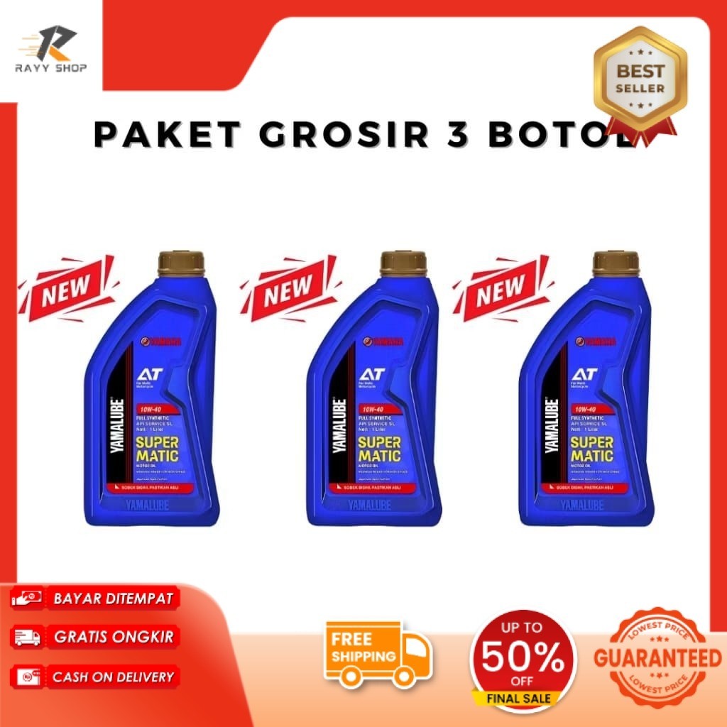 PAKET 3 PCS YAMALUBE SUPER MATIC