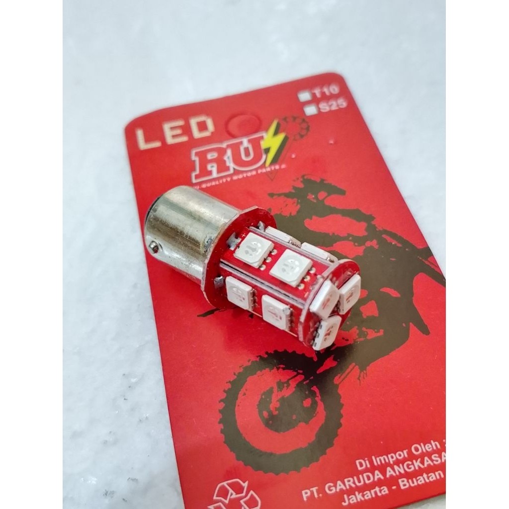 BOLAM BOHLAM DOP LAMPU STOP LED KEDIP JAGUNG MERAH