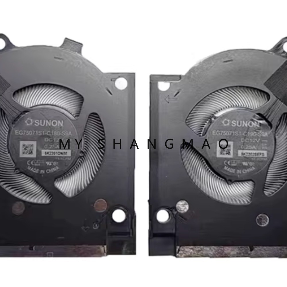 New Replacement Laptop CPU GPU Cooling Fan for DELL G15 5520 5525 Series Year 2022 RTX3050 3060 3070