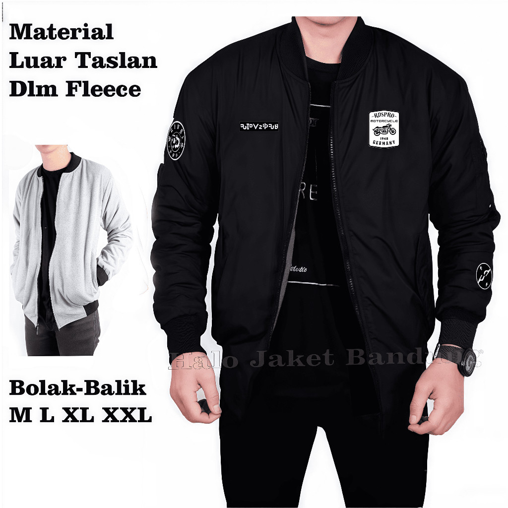 RIDASPRO JACKET BOMBER MEN TOURING / JAKET BOMBER PRIA PRO MOTOR / Jaket Parasut Pria Dan Wanita Wat