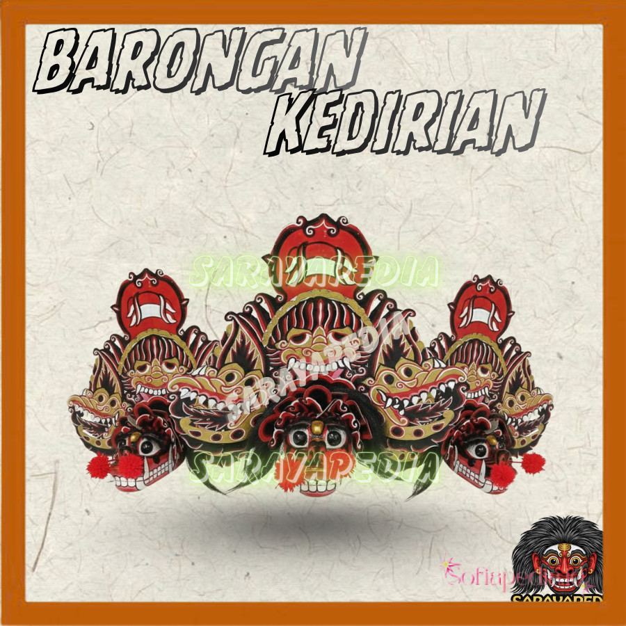 Barongan Kucingan Kedirian Ukuran 15 Barongan Pentas Premium SFD SFD