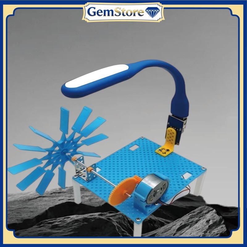 Turbin Air Mini Generator Set Pembangkit Listrik Tenaga Air Kit DIY Project Sains dan Edukasi untuk 