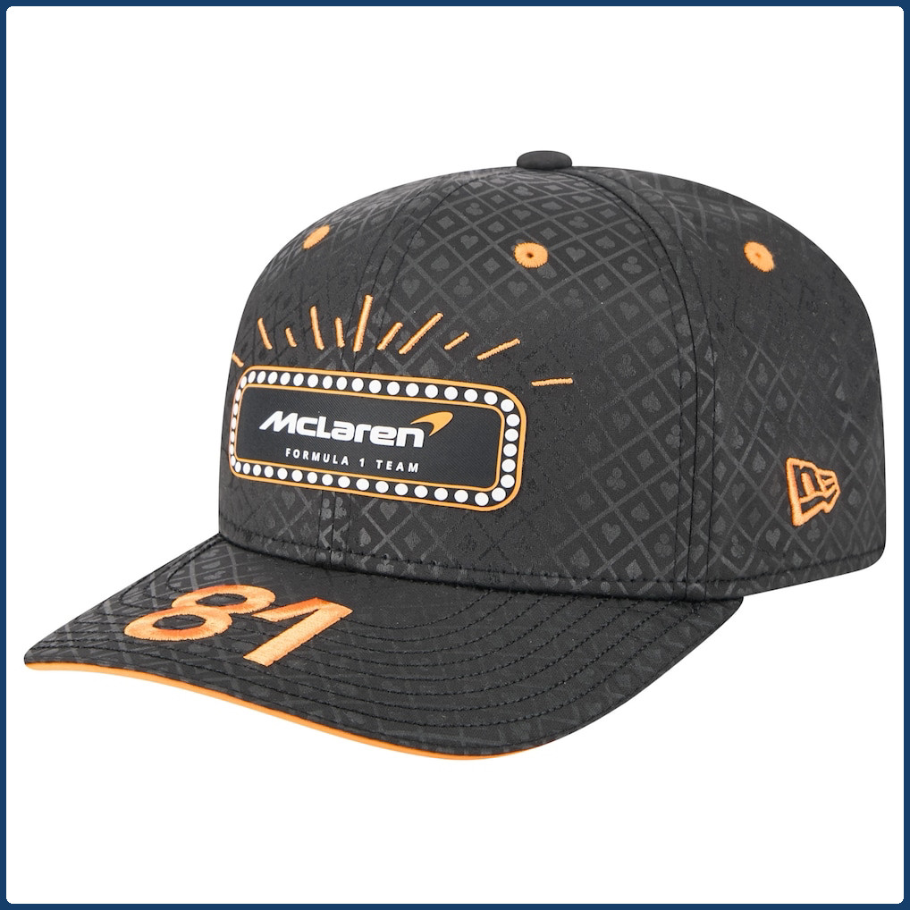 Perlengkapan F1: Topi Baseball Tim Balap Formula 1 McLaren 2025 Norris