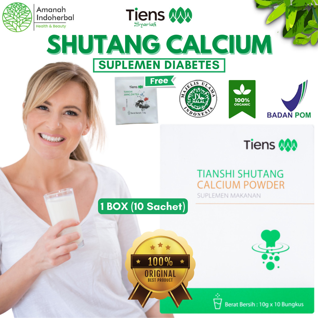 Susu Labu China Obat China Diabetes Tiens Shutang Calcium Powder, Menyembuhkan Diabetes Mellitus, Vi