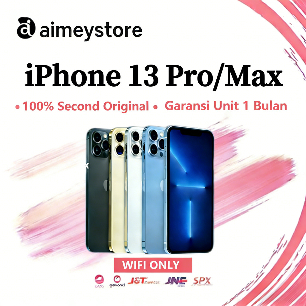 IPhone 13 PRO /13 PRO MAX WIFI ONLY Game/Live 128GB 256GB 512GB Bekas Second Original Mulus Fullset