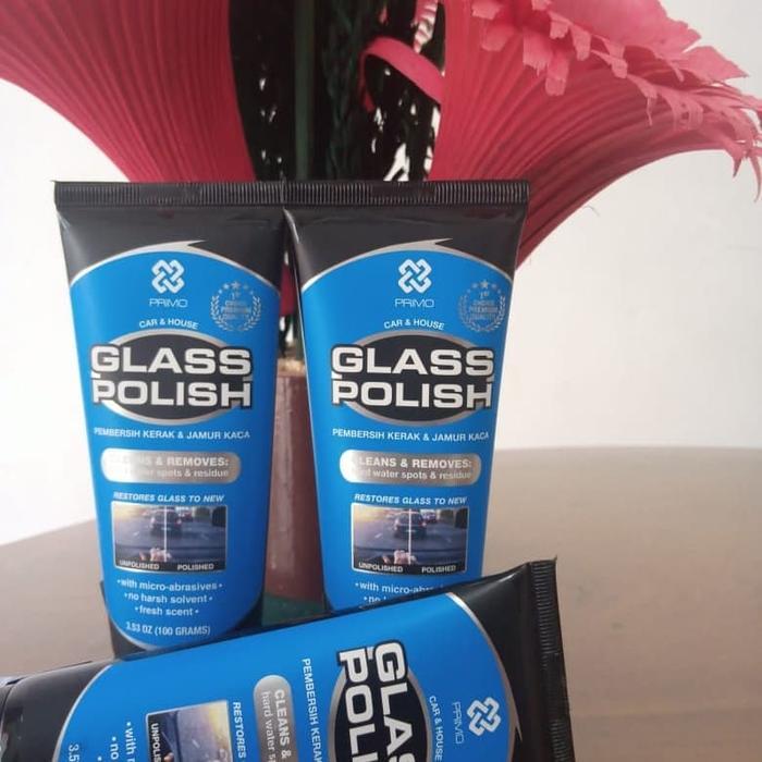 PEMBERSIH JAMUR KACA MOBIL & RUMAH / PRIMO GLASS POLISH 100GR