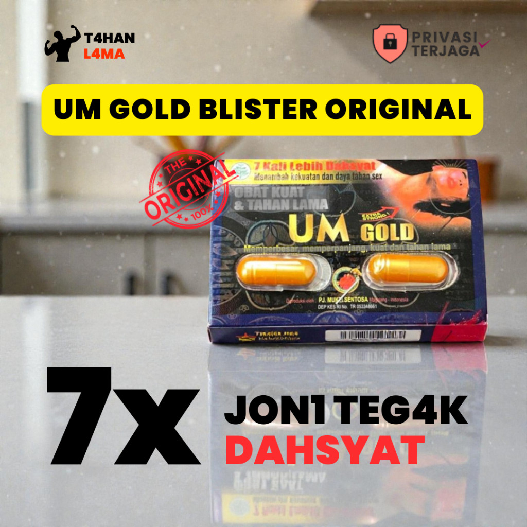 NEW UM GOLD BLISTER ORIGINAL - JAMU URAT MADU ORIGINAL KEMASAN SACHET | UM GOLD BLISTER ORI