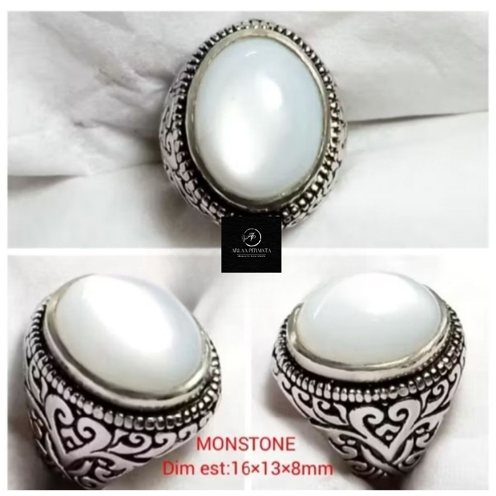 cincin batu Widuri bulan moonton dim 15