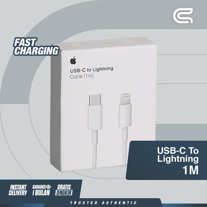 New Promo Kabel iPhone Fast Charging - USB C To Lightning Cable 1m - Garansi Cuan