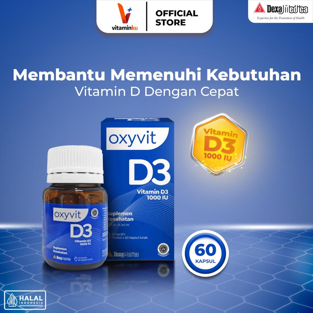 Oxyvit D3 1000 60 Softgel / Kapsul