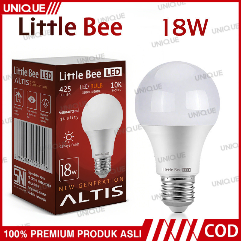 UNIQUE LAMPU  LED MAGIC 18W / LAMPU  18 WATT / CAHAYA PUTIH