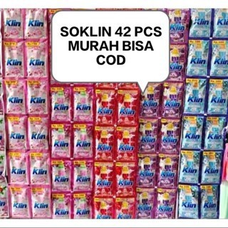 PAKET 42 PCS Soklin Liquid 22ml SoKlin Cair 500-an BISA COD