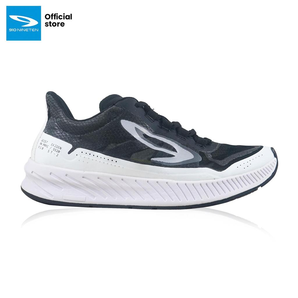 910 Nineten Sepatu Lari Geist Ekiden - Hitam/Putih