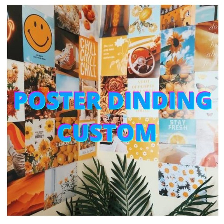Poster dinding aesthetic A4 / Poster estetik retro vintage / art wall  /custom poster / free sticker