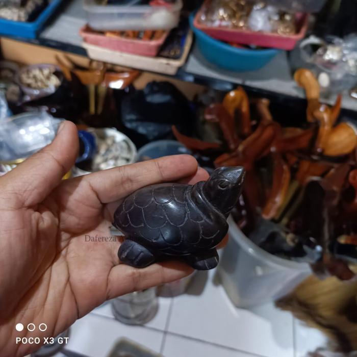 pusaka bertuah hasil kebudayaan megalitikum batu kura kura KJM1122 LSP 9