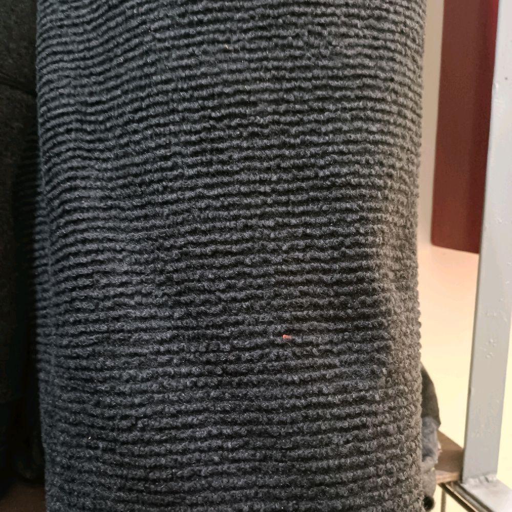 Karpet dasar Mobil Bludru Motif Garis warna hitam