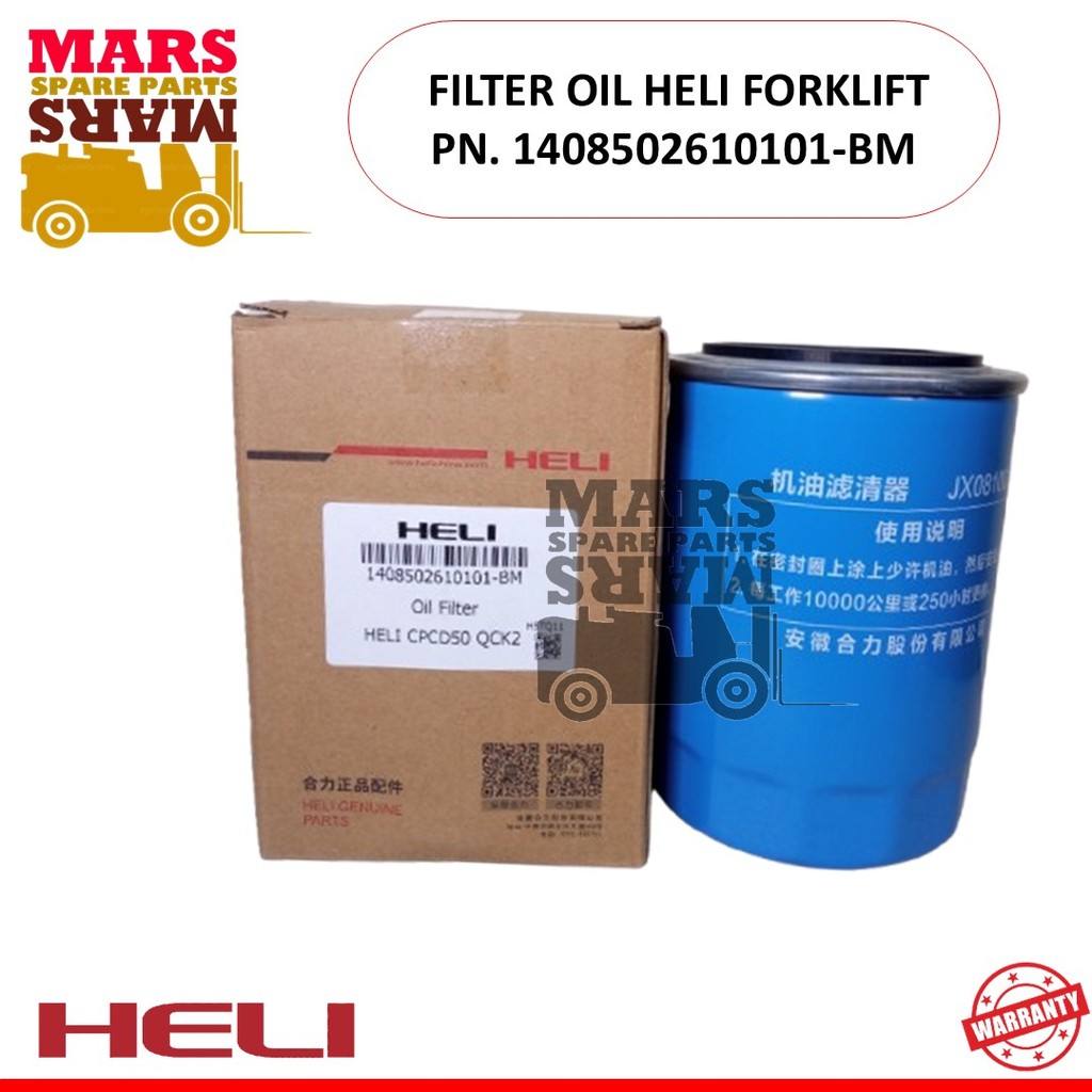 Filter Oil Heli Forklift PN 1408502610101-BM Filter Oli forklift