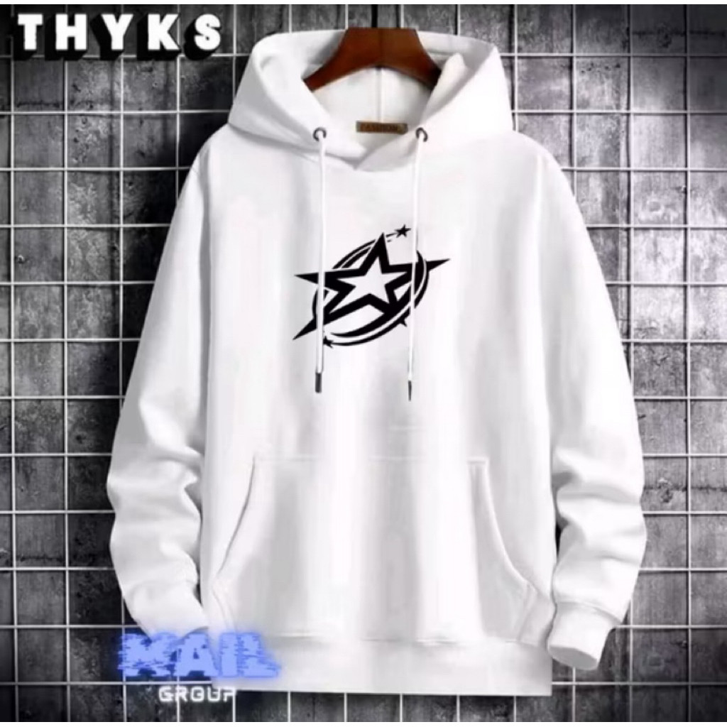 Hoodie Keren Kekinian Hoodie Pria Bintang 1