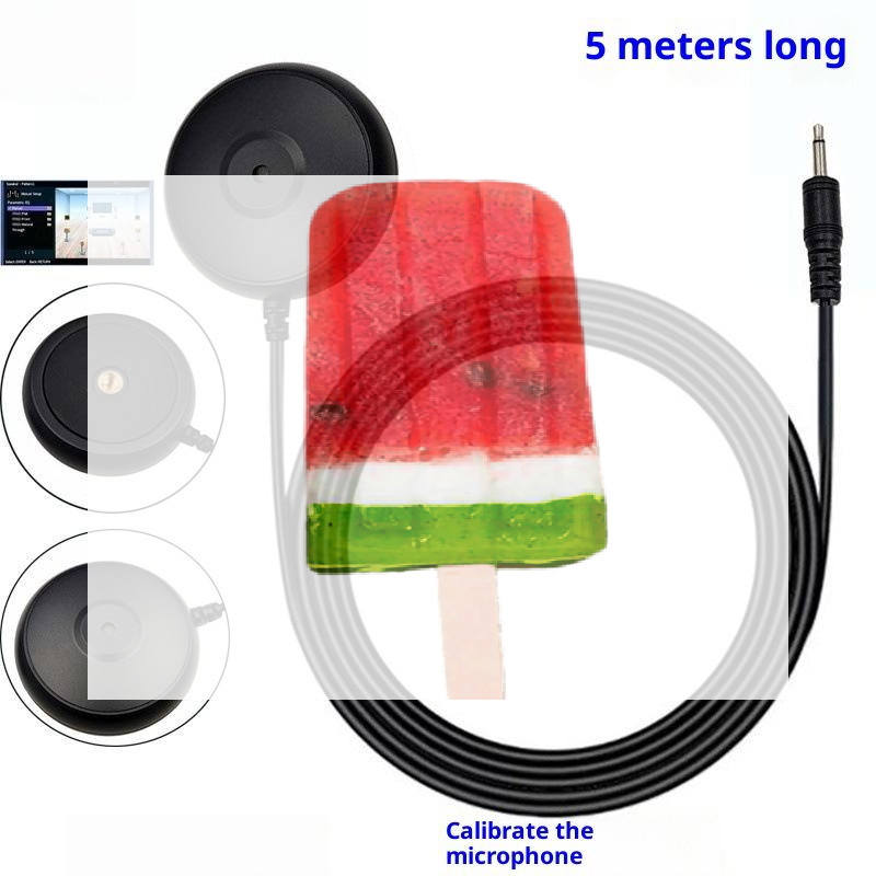 1Pcs 5 Meters Replacement Calibration Microphone For Pioneer MCACC AV Home Receiver For MONO Plug Mi