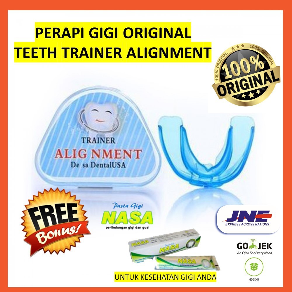 (Hivaro) Perapih Gigi Behel Teeth Trainer Alignment Original Merapikan Tonggos Gingsul material Lent