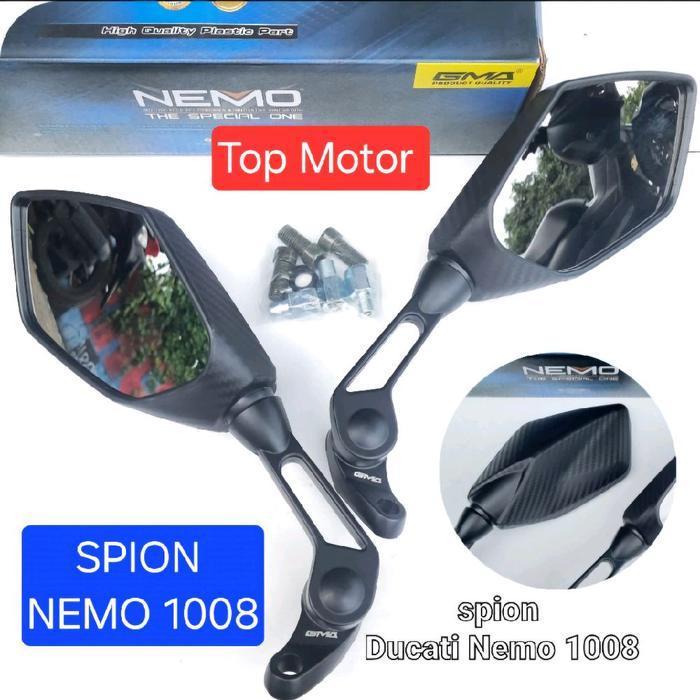 (GMA Onderdil) Spion Ducati Nemo 1008 Original PnP Vario PCX ADV Nmax Aerox Xmax Lexi Universal Acce