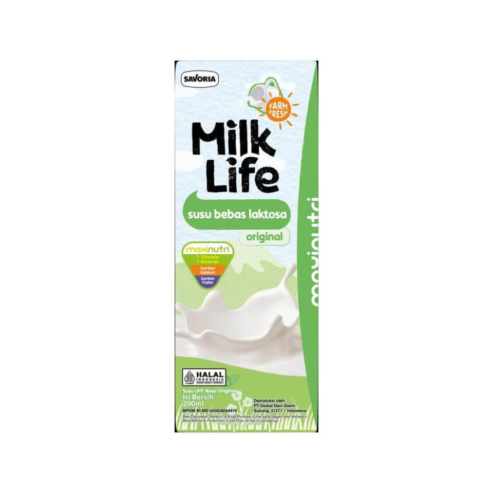 MilkLife Susu UHT Teens Lactose Free 200 ml