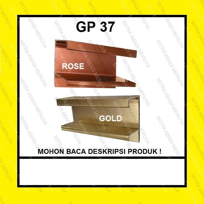 Profil Frame Handle Alumunium Aluminium HUBEN GP 37 GP37 GP-37 - GP-37-ANODIZE