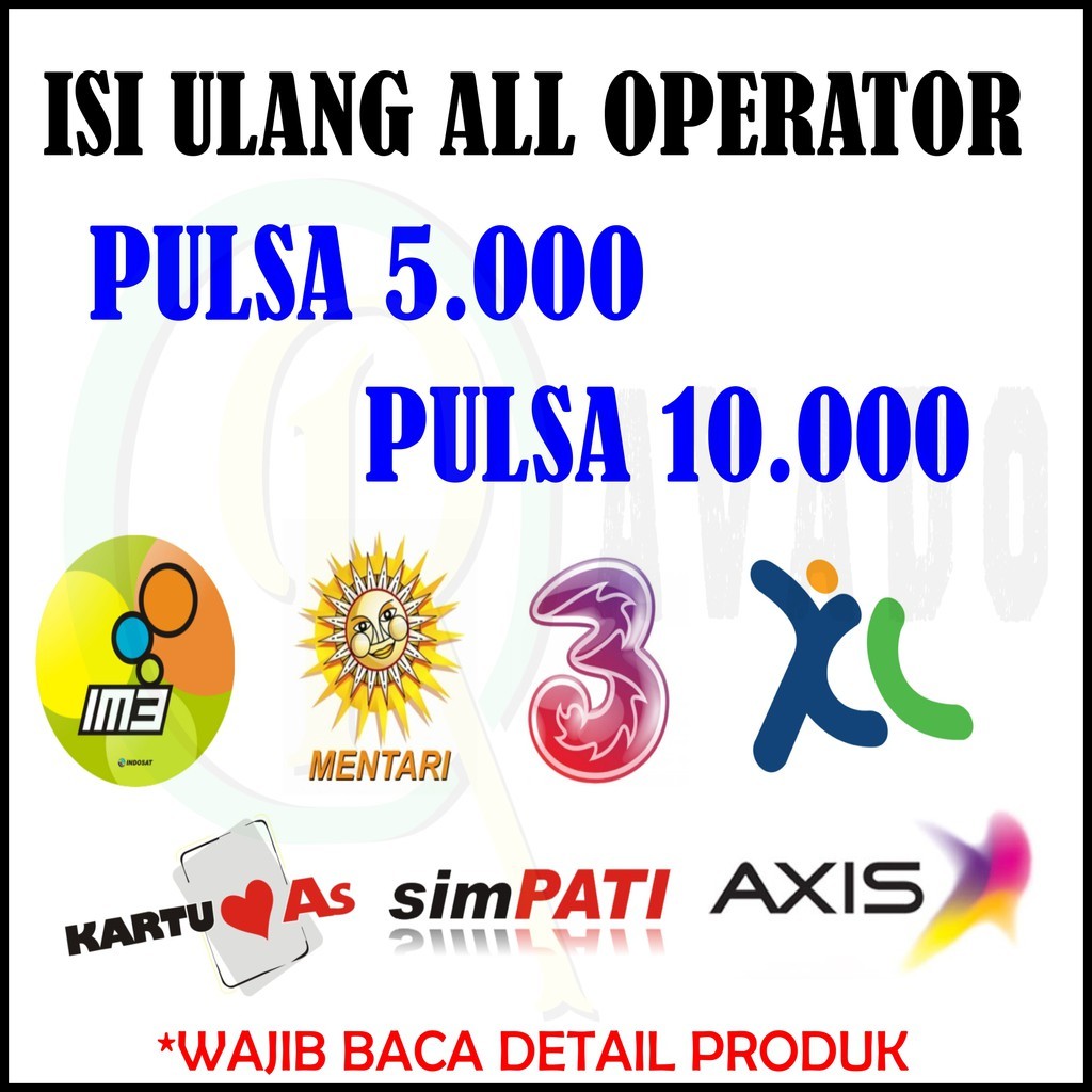 Promo Isi Ulang Top Up Pulsa Murah 5000 10000
