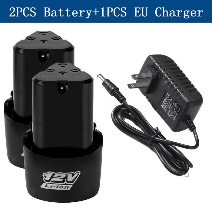 Baterai Bor Litium 12 Volt Baterai Bor Electric Cordless Rechargeable, Baterai Ori batrei 12v 12 vol