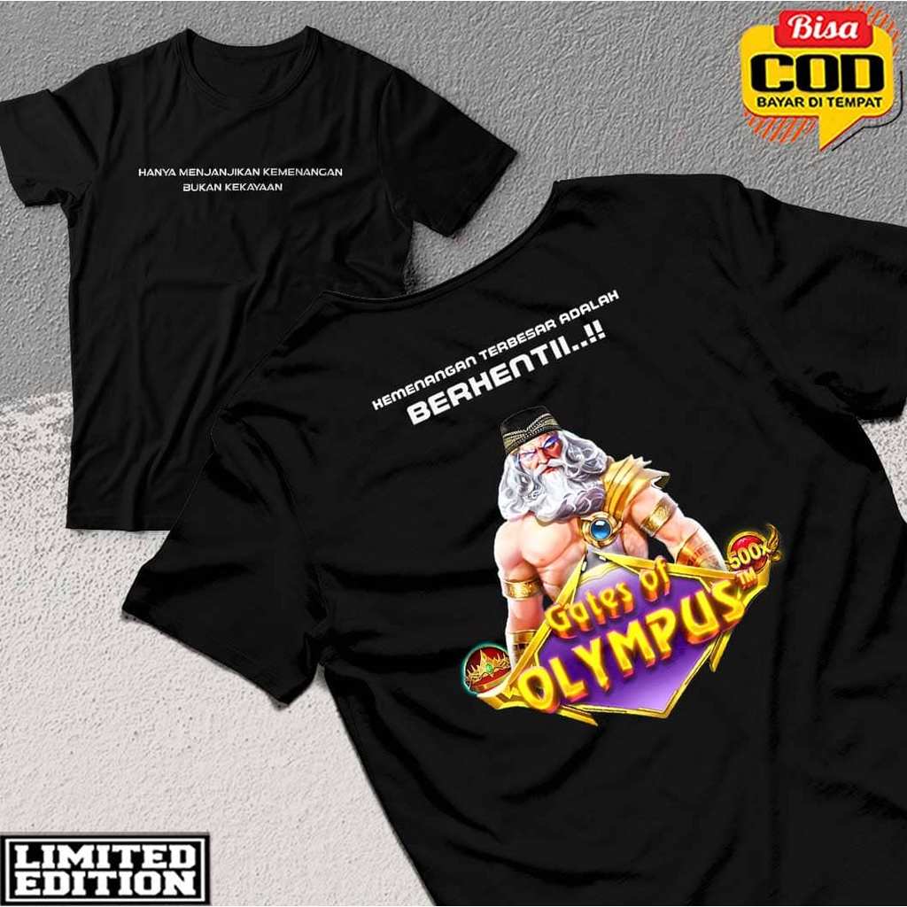 KAOS SLOTERS / Kaos Kata-kata bijak kake / Kaos Pragmatic Zeus / x500 / Kaos Gacor / Kaos Slot
