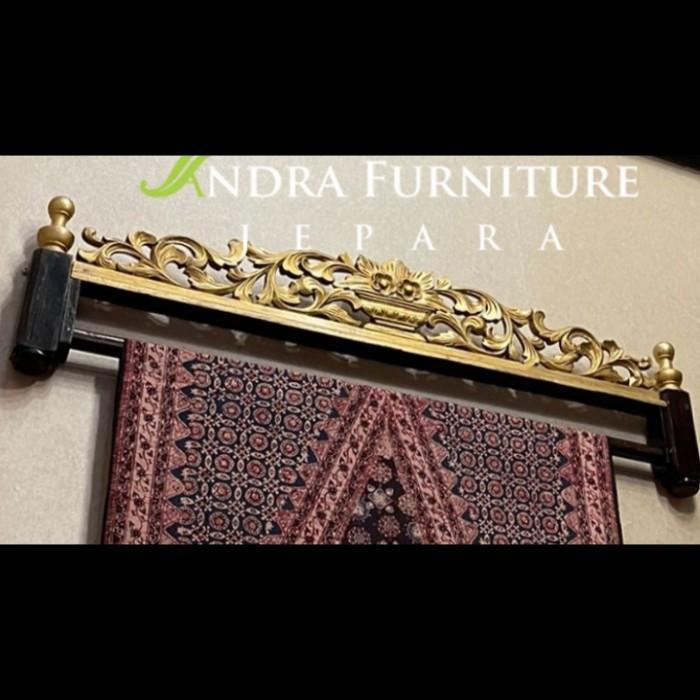 TERLARIS - gantungan kain kayu jati,gantungan batik,gawangan ukir