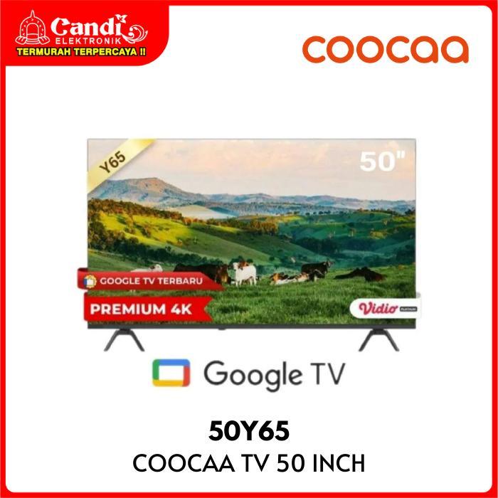HOT SALE 10.10 PROMO LAZADA BIG SELL TV COOCAA 50Y65 50 inch 4K GOOGLE TV 50Y Y65