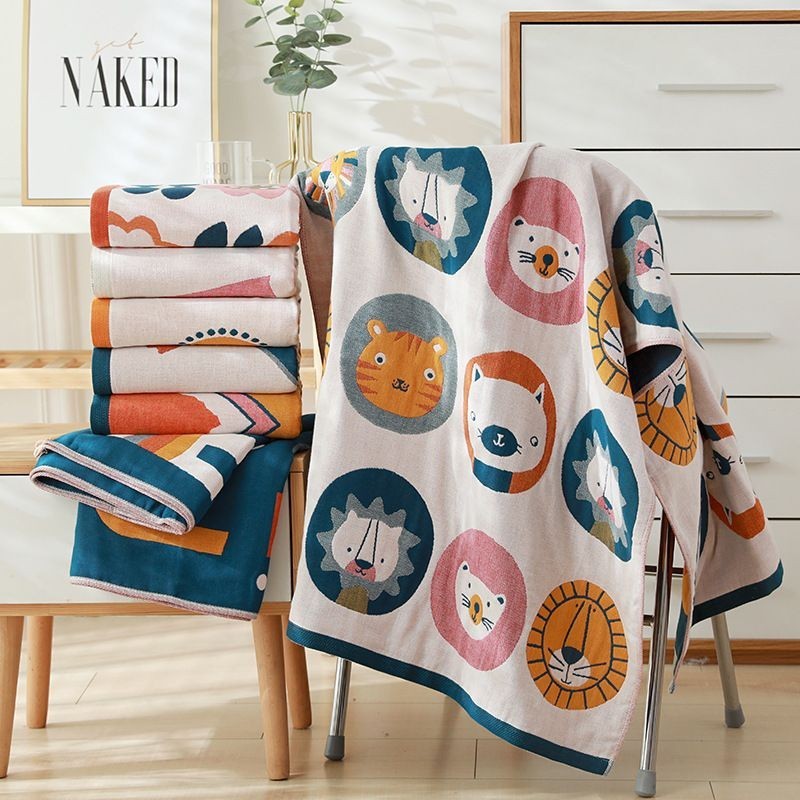 Handuk katun dewasa premium handuk mandi import katun linen karakter cantik