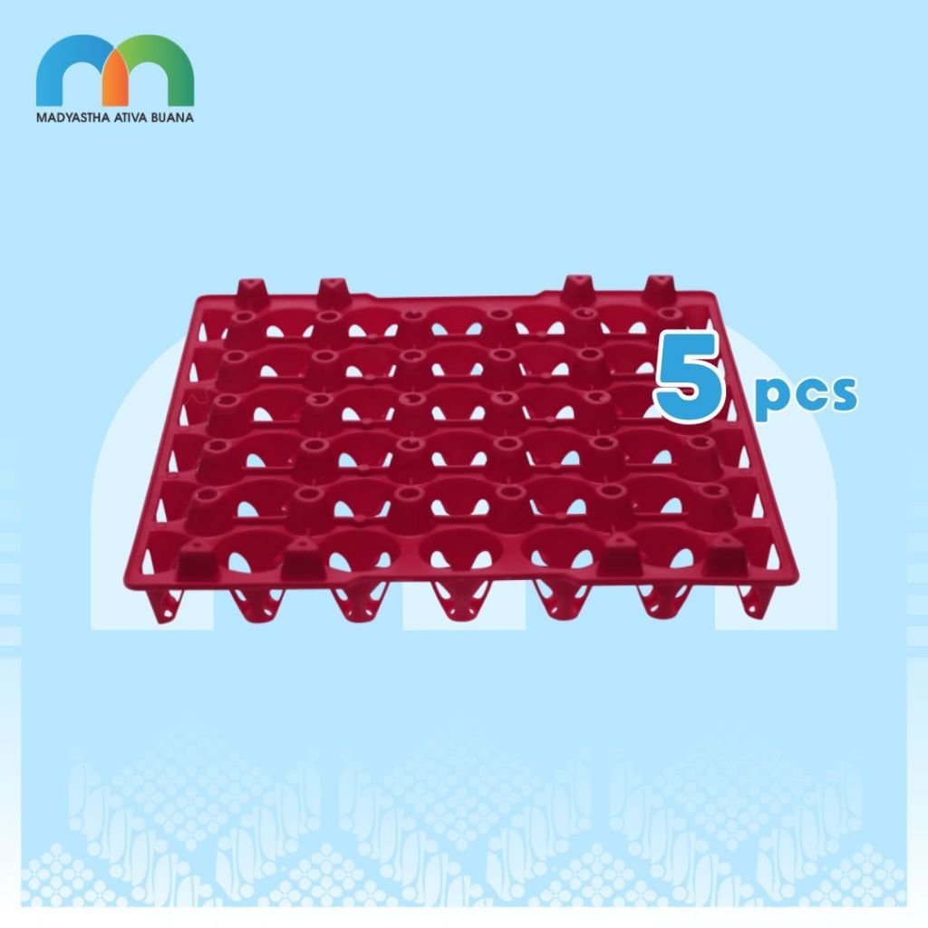 new - Medion Egg Tray Plastik Besar Promo Paket : 5 Pcs