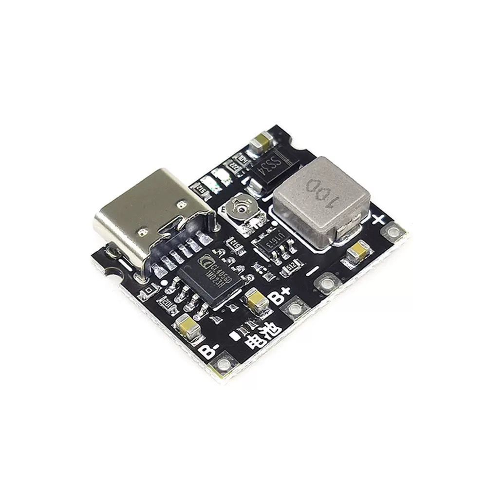 Modul LX LCBST TP4056 MT3608 Mini UPS Charger Lithium 18650 Step Up ADJUSTABLE  2A TYPE C