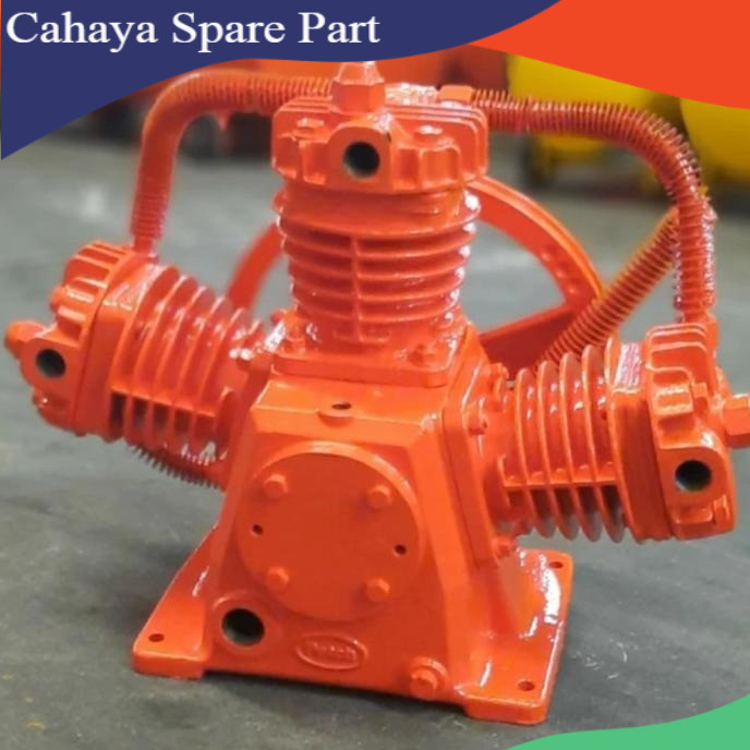 *:*:*:*:*] Bare Kepala Kompresor 2 Hp 3 Piston Shark / Fetch Bare Compressor