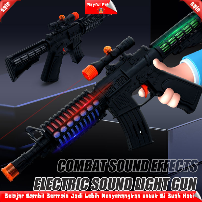 Mainan Pistol Commando Anak Laki-Laki / Mainan Pistol Tembak-Tembakan Anak-Anak