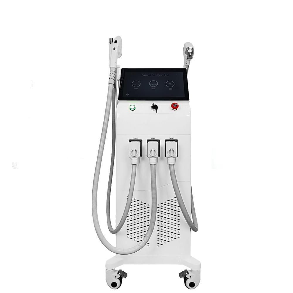 ndyag laser 3in1 ipl + rf + ndyaglaser alat klinik kecantikan laser penghilang flek bekas Jerawat la