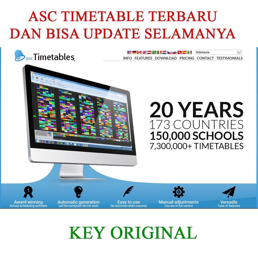 ASC TIMETABLES ORIGINAL KEY TERBARU DAN BISA UPDATE