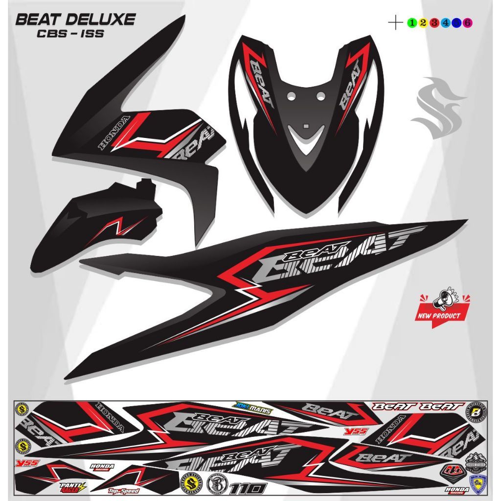 STRIPING BEAT DELUXE 2020 Striping Beat Deluxe 2020 2021 20222 2023 Striping best street Sticker Bea