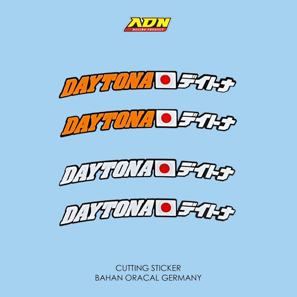 Stiker Velg Daytona Racing Japan Cutting Bahan Oracal