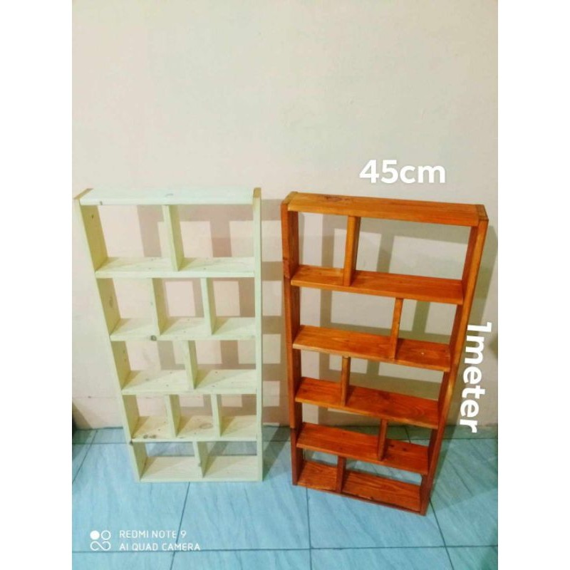 celestinemarket - rak kayu PARTISI JATI BELANDA PENYEKAT RUANGAN MURAH